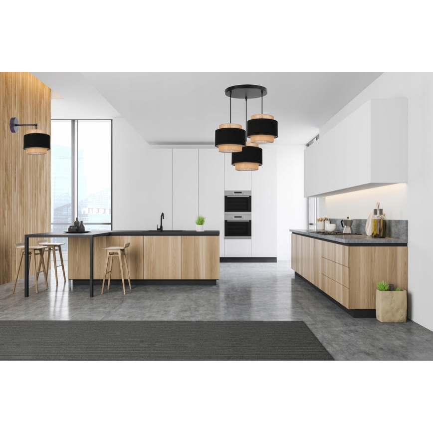 Kattovalaisin johdolla 3xE27/60W/230V beige