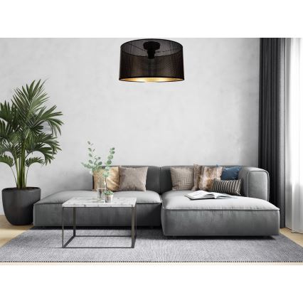 Kattovalaisin ALDO 1xE27/60W/230V d. 40 cm musta