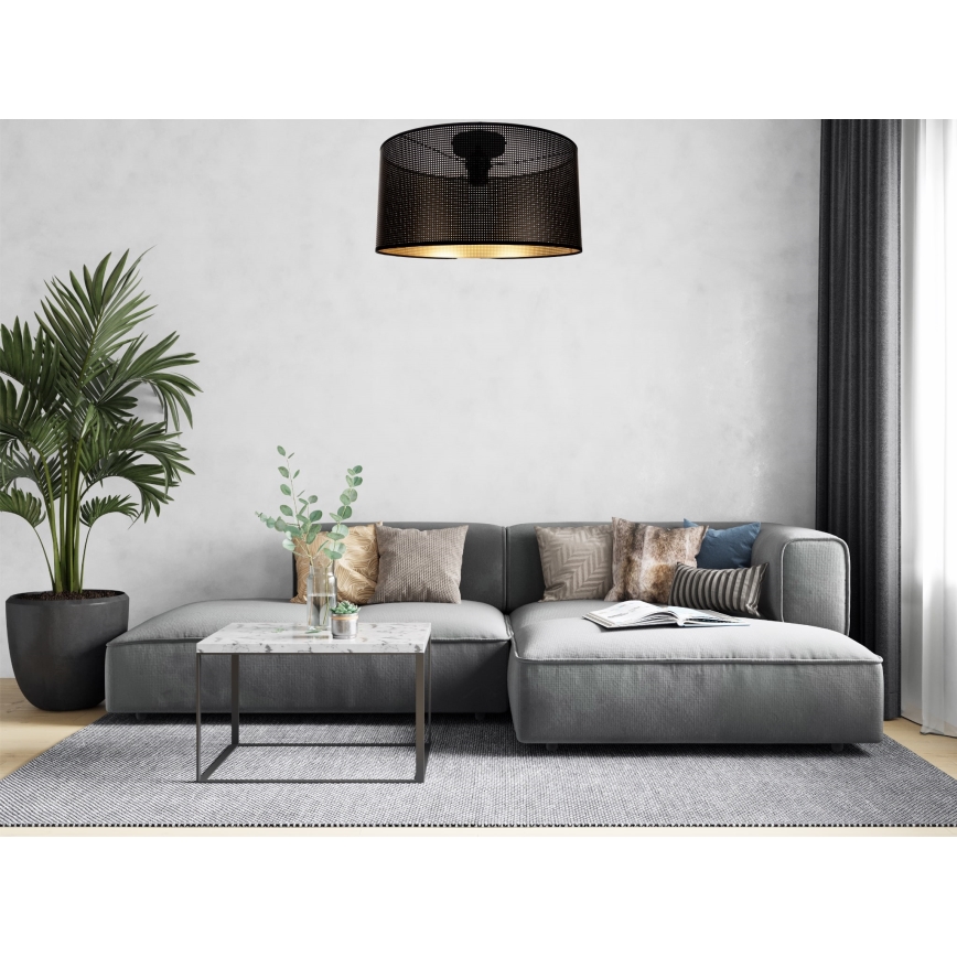 Kattovalaisin ALDO 1xE27/60W/230V d. 40 cm musta