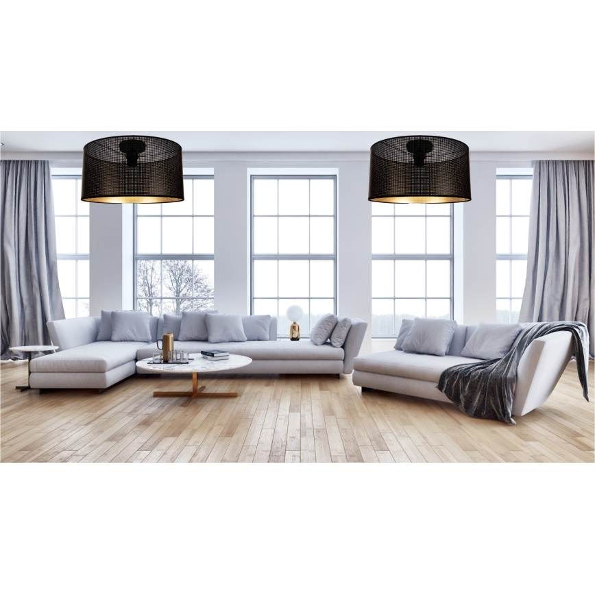 Kattovalaisin ALDO 1xE27/60W/230V d. 40 cm musta