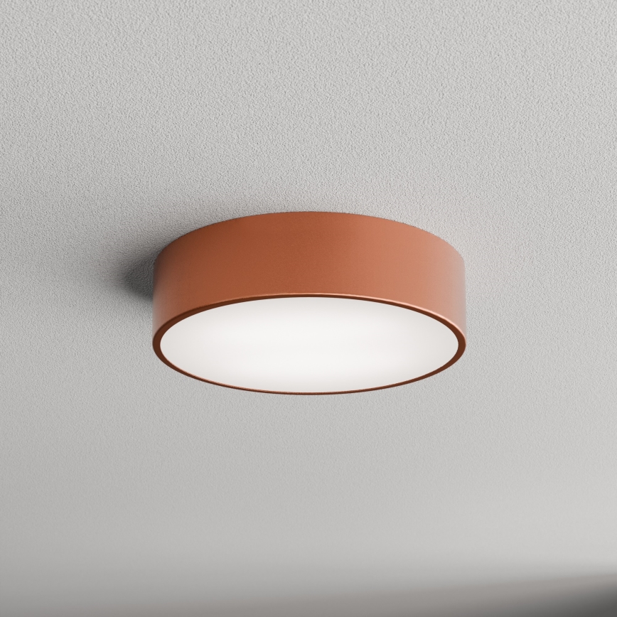 Kattovalaisin liiketunnistimella ja hämäräkytkimellä CLEO 2xE27/24W/230V halkaisija 30 cm kuparinvärinen