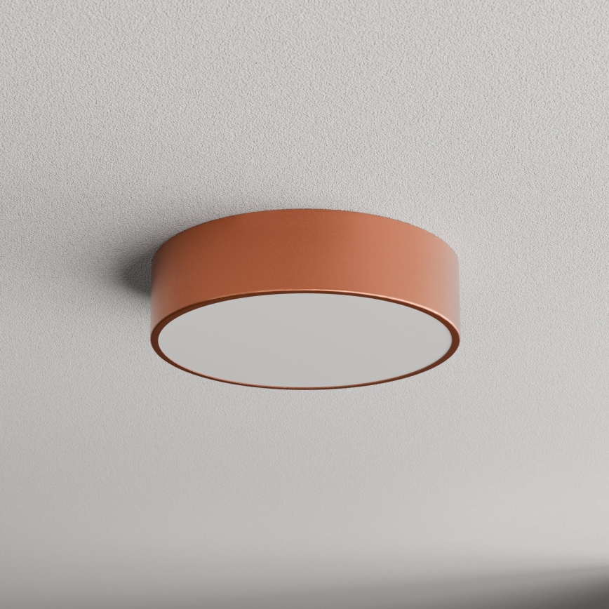Kattovalaisin liiketunnistimella ja hämäräkytkimellä CLEO 2xE27/24W/230V halkaisija 30 cm kuparinvärinen
