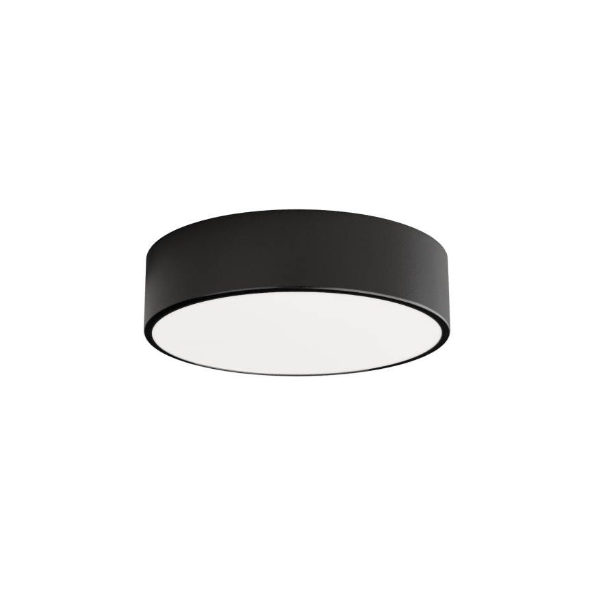 CLEO-kattovalaisin liiketunnistimella ja hämäräkytkimellä, 2xE27/24W/230V, Ø 30 cm, musta