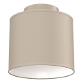 Kattovalaisin ARDEN 1xE27/15W/230V Ø 18 cm beige