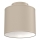 Kattovalaisin ARDEN 1xE27/15W/230V Ø 18 cm beige