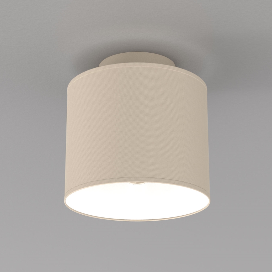 Kattovalaisin ARDEN 1xE27/15W/230V Ø 18 cm beige