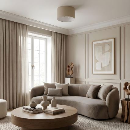 Kattovalaisin ARDEN 3xE27/15W/230V, halkaisija 40 cm, beige