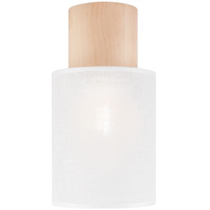 Kattovalaisin ARI 1xE27/60W/230V d. 16 cm valkoinen pyökki