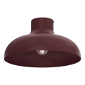 Kattovalaisin BASCA 1xE27/15W/230V Ø 40 cm burgundinpunainen