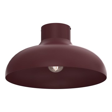 Kattovalaisin BASCA 1xE27/15W/230V Ø 40 cm burgundinpunainen