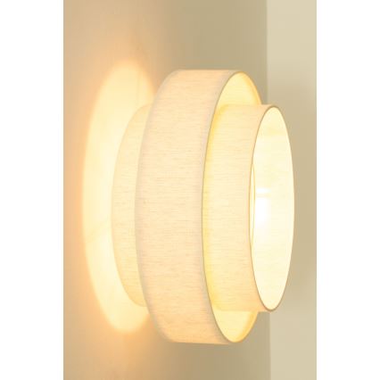Kattovalaisin BOHO 1xE27/60W/230V, Ø 40 cm, valkoinen