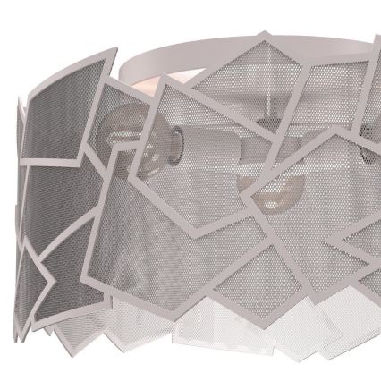 Kattovalaisin CAMO 3xE27/15W/230V halkaisija 49,5 cm beige
