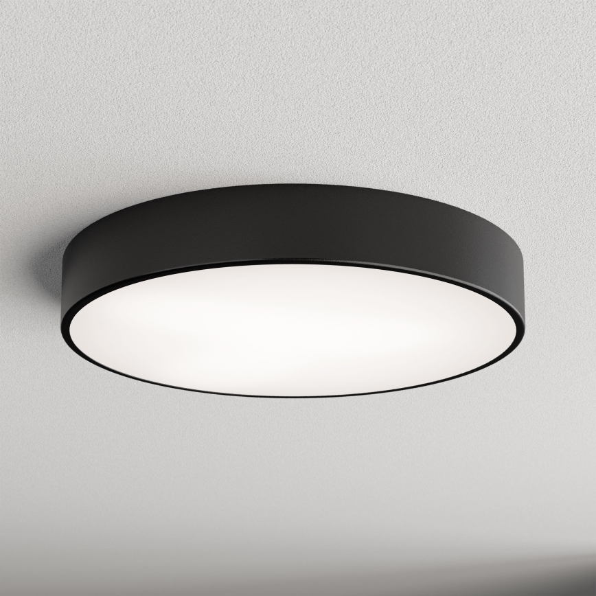Kattovalaisin liike- ja hämäräanturilla CLEO 4xE27/24W/230V, halkaisija 50 cm, musta