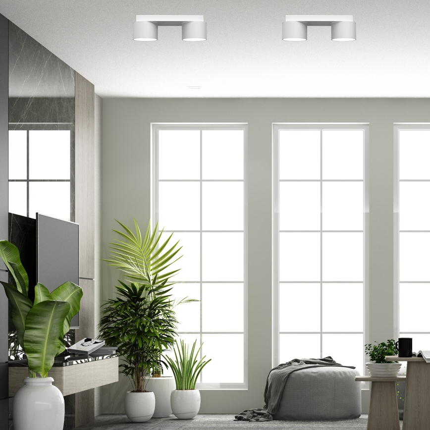 Kattovalaisin DIXIE 2xGX53/11W/230V valkoinen