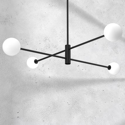 Kattovalaisin DORI 4xG9/25W/230V musta