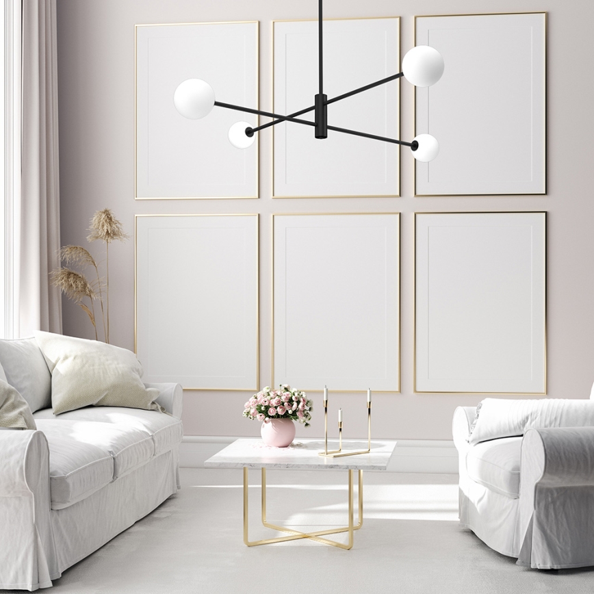 Kattovalaisin DORI 4xG9/25W/230V musta