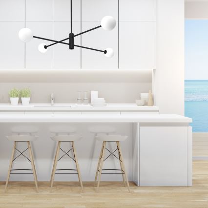 Kattovalaisin DORI 4xG9/25W/230V musta