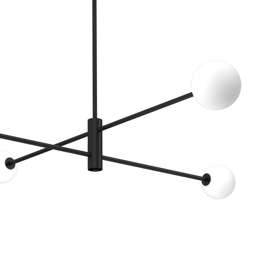 Kattovalaisin DORI 4xG9/25W/230V musta