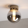 Kattovalaisin ELIAS 1xE14/5W/230V halkaisija 13 cm beige/savunharmaa