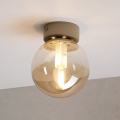 Kattovalaisin ELIAS 1xE14/5W/230V Ø 13 cm beige/savunbeige beige