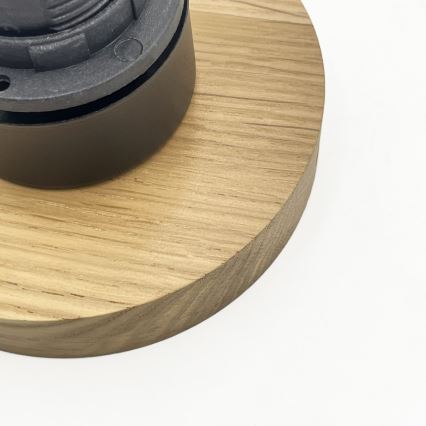 Kattovalaisin HARMA WOOD 1xE27/15W/230V tammi/valkoinen halkaisija 25 cm