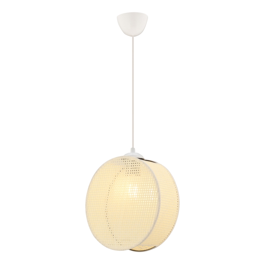 Kattovalaisin johdolla DRUM 1xE27/60W/230V kermanvärinen