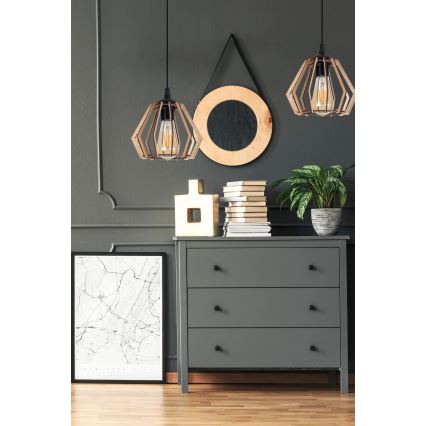 Kattovalaisin johdossa BERGO 1xE27/60W/230V musta