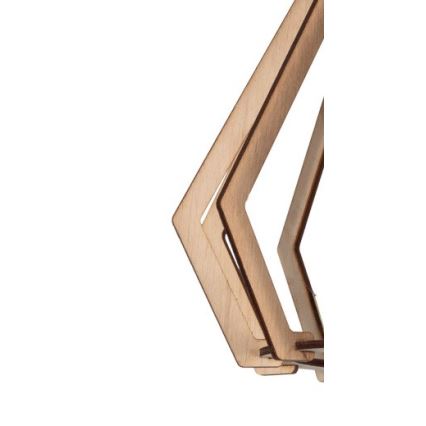 Kattovalaisin johdossa BERGO 2xE27/60W/230V musta