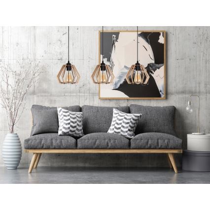 Kattovalaisin johdossa BERGO 3xE27/60W/230V musta