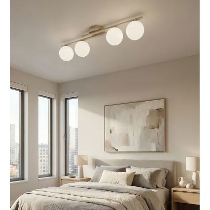 Kattovalaisin KAIRO 4xE14/10W/230V beige