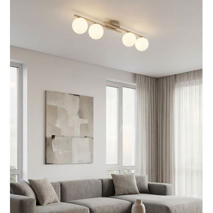 Kattovalaisin KAIRO 4xE14/10W/230V beige
