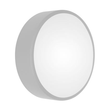 Kattovalaisin CLEO liike- ja hämärätunnistimella 2xE27/24W/230V halkaisija 30 cm harmaa