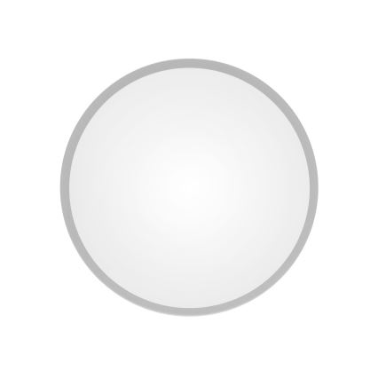 Kattovalaisin CLEO liike- ja hämärätunnistimella 2xE27/24W/230V halkaisija 30 cm harmaa