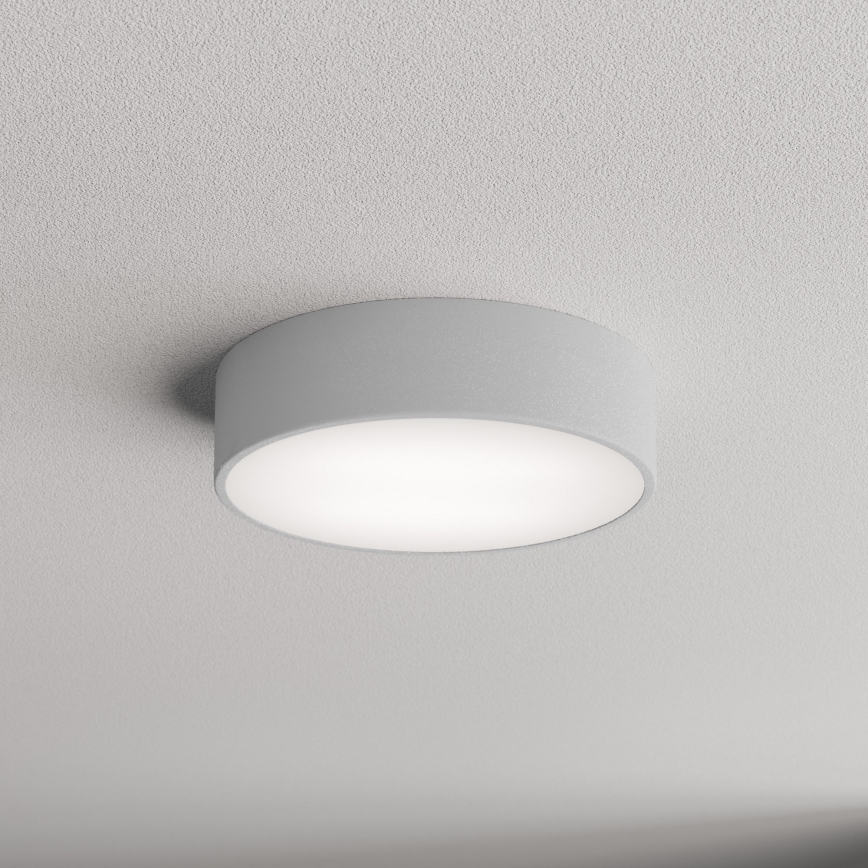 Kattovalaisin CLEO liike- ja hämärätunnistimella 2xE27/24W/230V halkaisija 30 cm harmaa