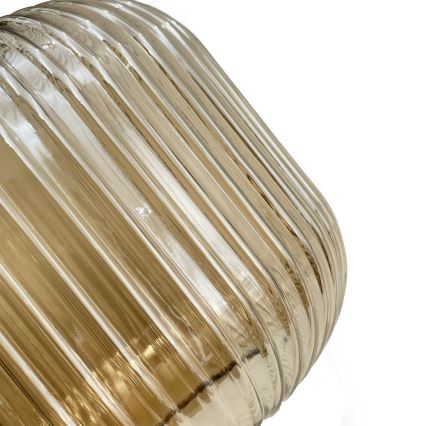 Kattovalaisin MILOU WOOD 1xE27/15W/230V tammi/savunbeige halkaisija 20 cm