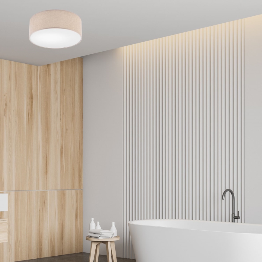 Kattovalaisin MONTE 1xE27/60W/230V, halkaisija 35 cm, ruskea