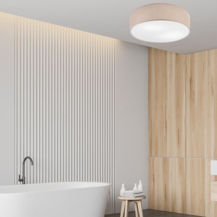 Kattovalaisin MONTE 2xE27/60W/230V ruskea