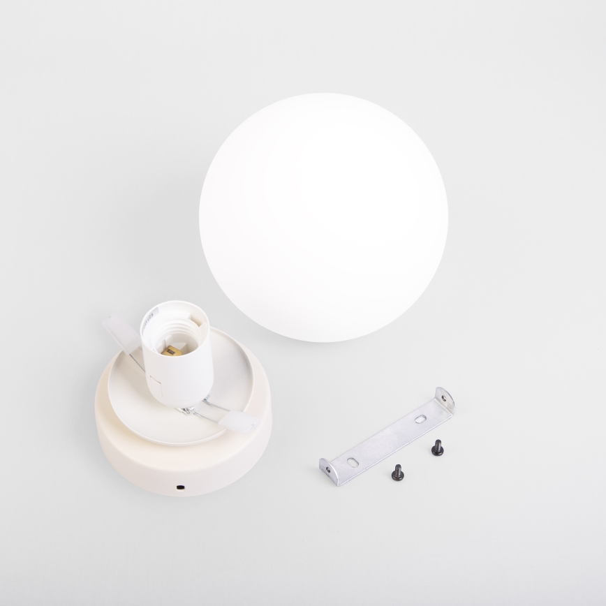 Kattovalaisin MOONLIGHT 1xE27/15W/230V, halkaisija 16 cm, kermanvärinen