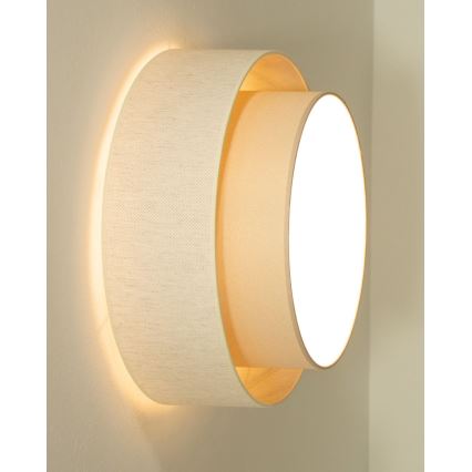 Kattovalaisin NATIA 1xE27/60W/230V, halkaisija 45 cm, kermanvärinen