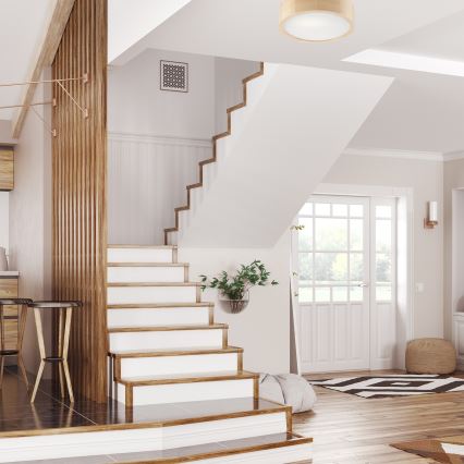 Kattovalaisin NATURAL 1xE27/60W/230V ? 27 cm mänty