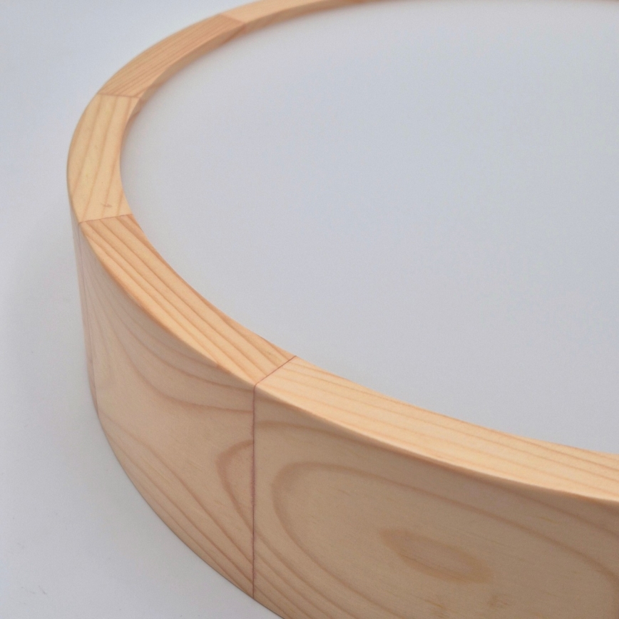 Kattovalaisin NATURAL 2xE27/60W/230V ? 37 cm mänty