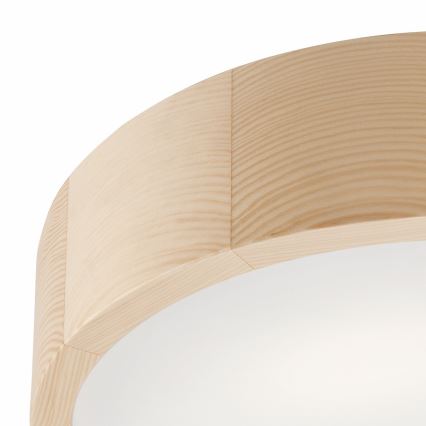 Kattovalaisin NATURAL 2xE27/60W/230V, halkaisija 37,5 cm, mänty