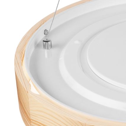 Riippuvalaisin NATURAL 3xE27/60W/230V ? 47 cm mänty