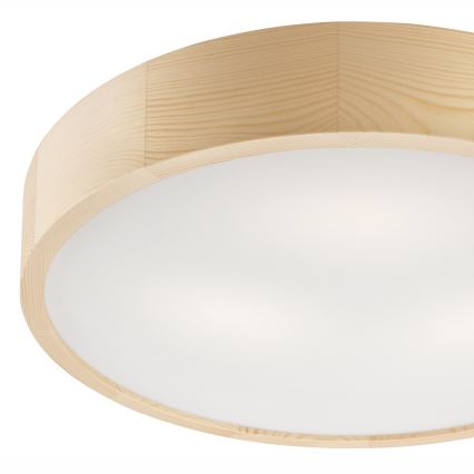 Kattovalaisin NATURAL 3xE27/60W/230V, halkaisija 47,5 cm, mänty