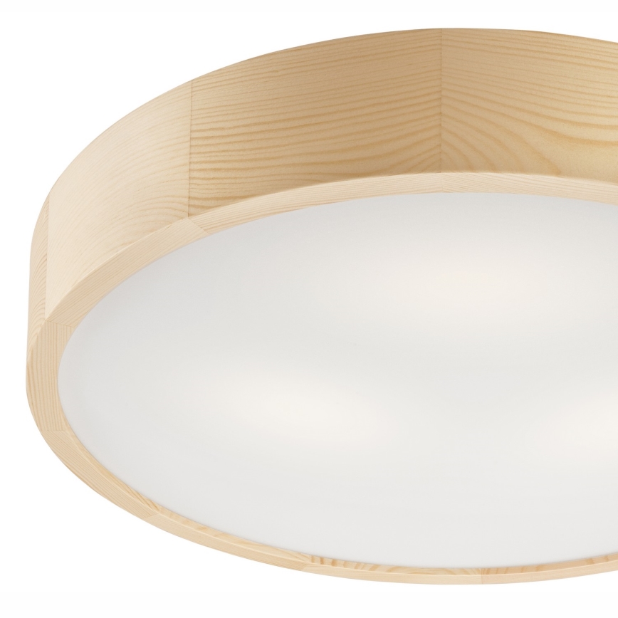 Kattovalaisin NATURAL 3xE27/60W/230V, halkaisija 47,5 cm, mänty