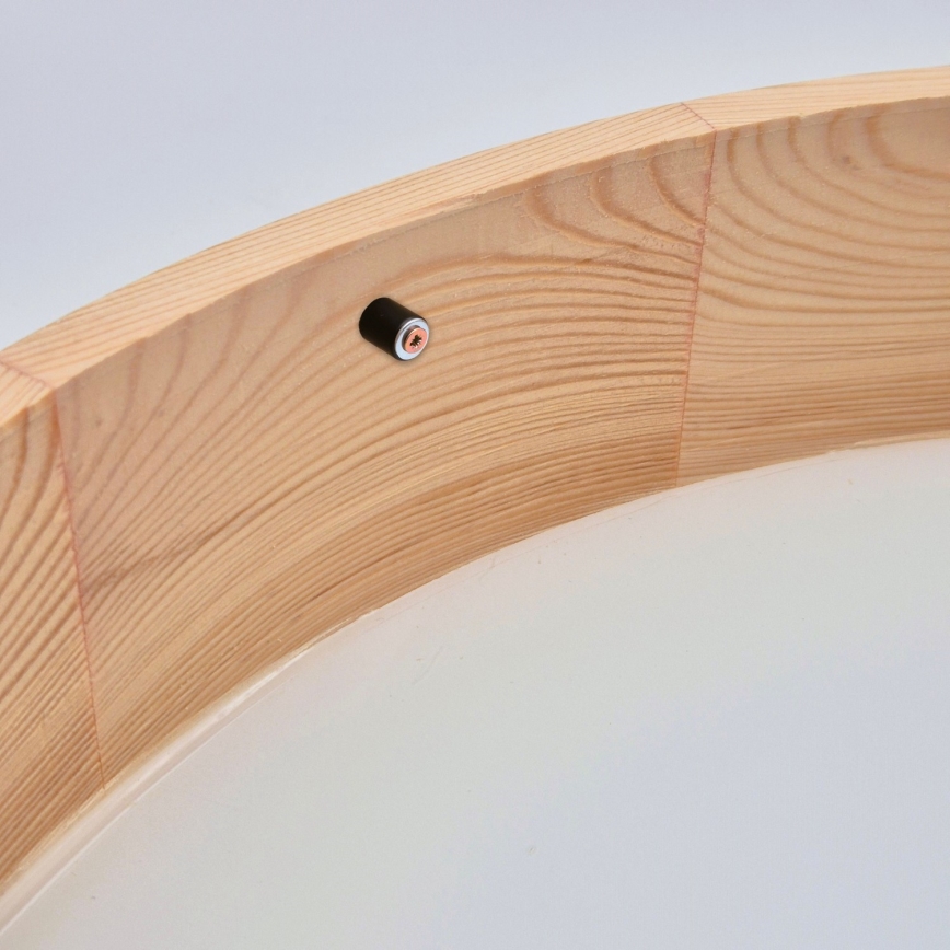 Kattovalaisin NATURAL 3xE27/60W/230V, halkaisija 47,5 cm, mänty