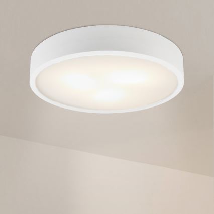 Kattovalaisin NATURAL 5xE27/15W/230V halkaisija 47,5 cm mänty/valkoinen