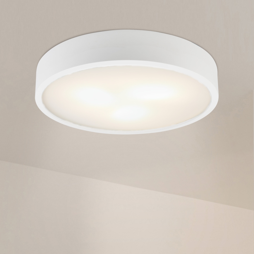 Kattovalaisin NATURAL 5xE27/15W/230V halkaisija 47,5 cm mänty/valkoinen
