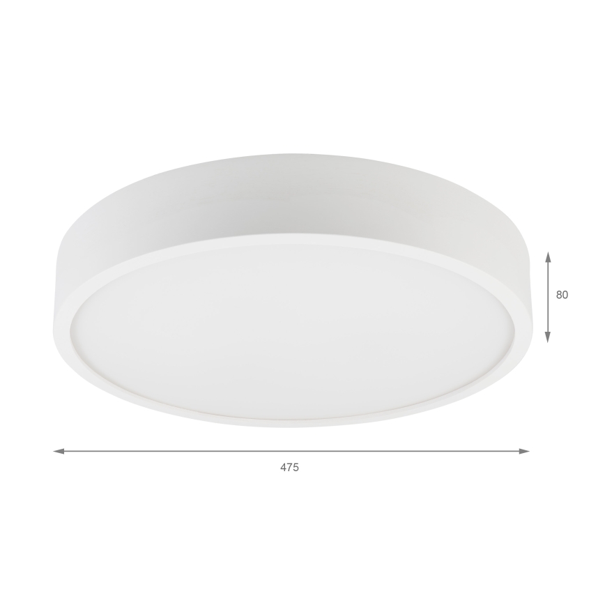 Kattovalaisin NATURAL 5xE27/15W/230V halkaisija 47,5 cm mänty/valkoinen
