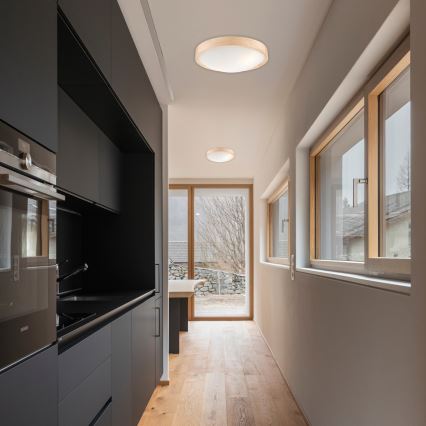 Kattovalaisin NATURAL SLIM 2xE27/60W/230V ø 37 cm mänty